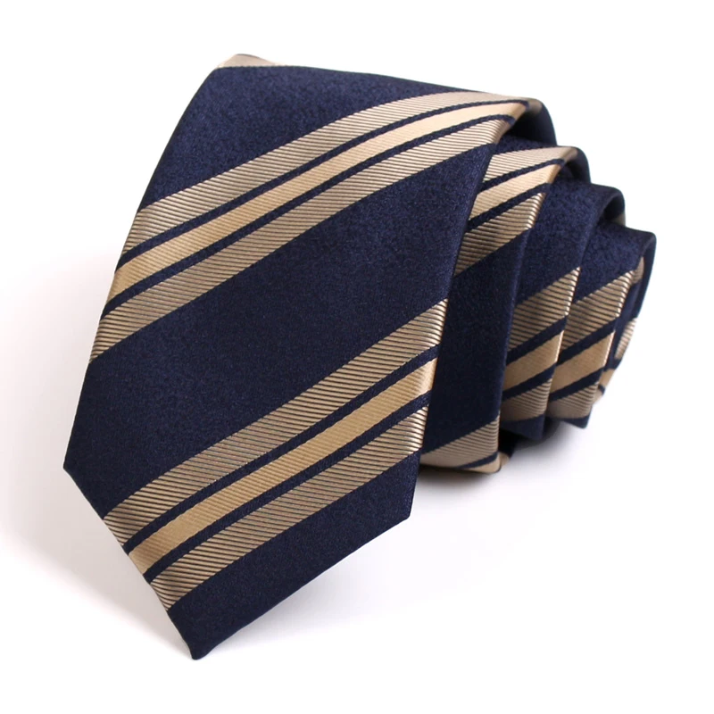 Brand New High Quality Striped 7CM Luxury Tie For Men Business Party Dress Necktie Wedding Accessories Male Gift