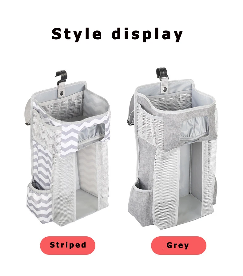 Large Hanging Storage Toy Diaper Pocket For Crib Organizer cot Bedside nursery bag Bedding Set Accessories Baby Stuff