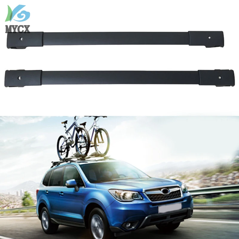 HOT luggage bar roof rack cross beam For Subaru Forester 2013 2014 2015 2016 2017 2018+,thicken aluminum alloy foot,can extend