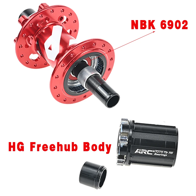 محور فرامل قرصية للدراجة الجبلية القوسية ، MT009 Sram XDR ، 32 فتحة ، 6 مسامير قرصية ، 4 محامل محكمة الغلق ، HG 8 ، 9 ، 10 ، 11 ، 12 فولت #2