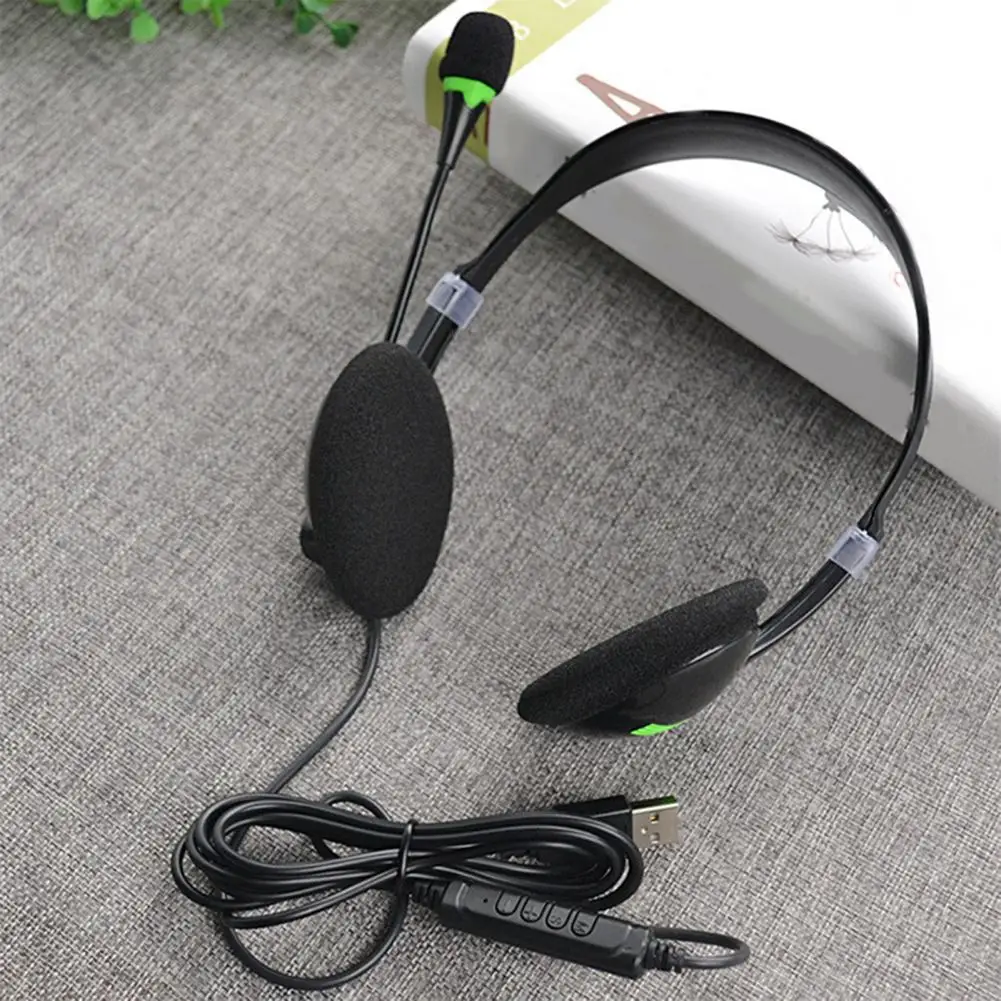 Fine Workmanship ABS USB Stable Transmission E-sports Headset for Computer