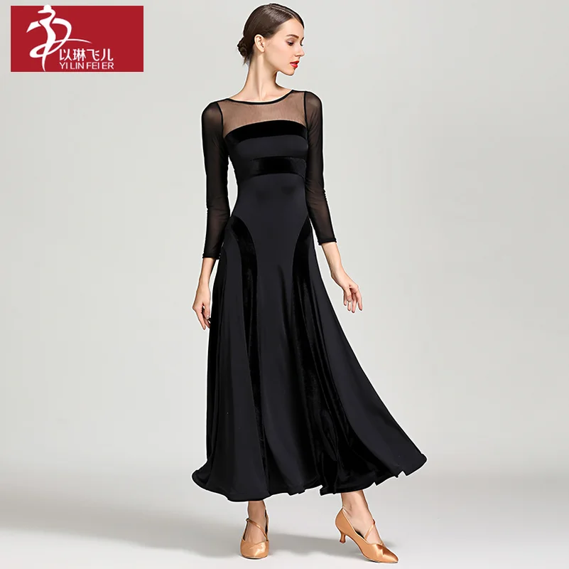 NEW Latin Salsa Cha cha Tango Ballroom Dance Dress Standard Ballroom Dress Moden Dance Dress #S9047