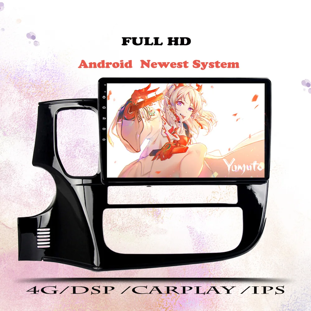 

8G+256G Android 13.0 DSP Carplay For Outlander 3 2012 - 2018 Car Radio Multimedia Video Player Navigation GPS RDS 2 din dvd