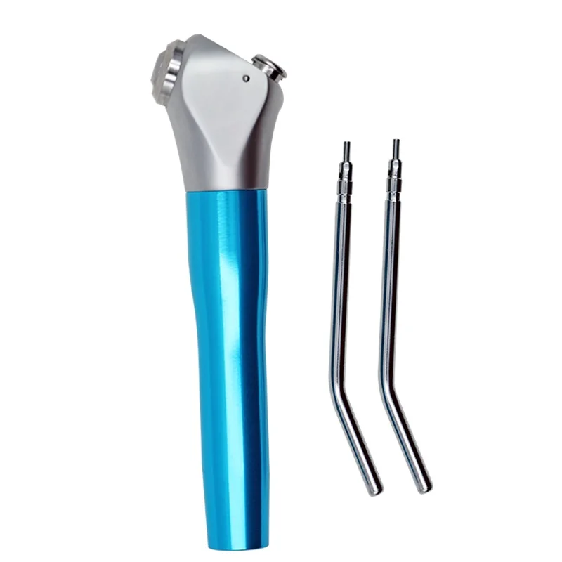 

1Set Dental Air Water Spray Triple 3 Way Gun Syringe Handpiece Blue With 2 Nozzle Tip Tube For Dental Chair Unit Autoclavable
