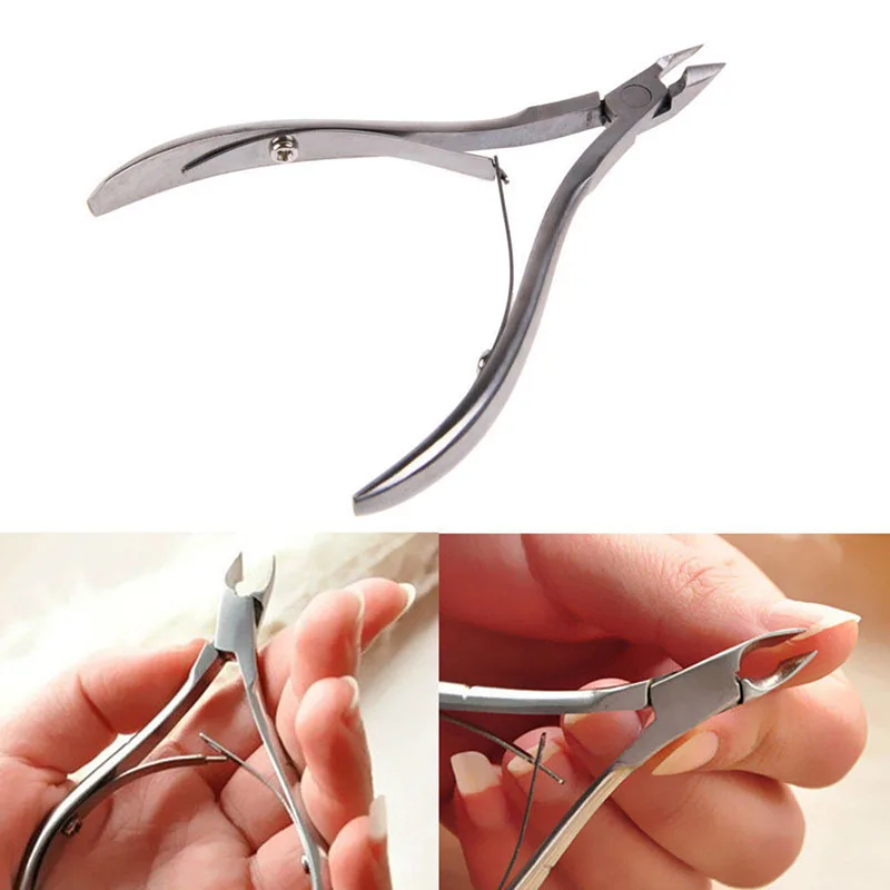 

Cuticle Scissors Professional Nail Clipper Cutter Stainless Steel Fingernail Toenail Cuticle Nipper Trimming Plier Manicure Tool