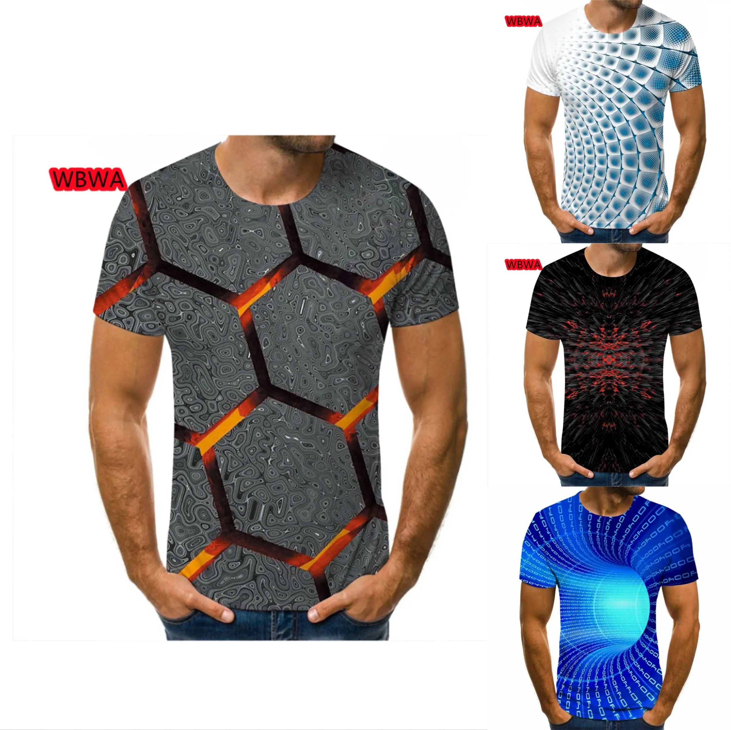 

Men's T-shirt Summer New Style 3D Printed Short Sleeves Tshirt men Fashion Comfort Male Tee Top Streetwear Camisetas hombre