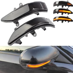 For Subaru Outback Legacy  Forester Tribeca 12V LED Dynamic Blinkers Sequential Turn Signal Indicator Light Car Assessories 2pcs