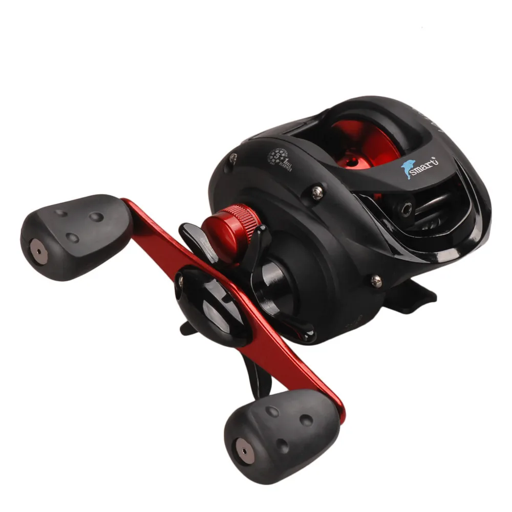 BASSKING Baitcasting Reel Right Left Hand Bait Casting Fishing Reel Magnetic Braking System 5+1 Bearings 6.2:1 Fishing Tackle