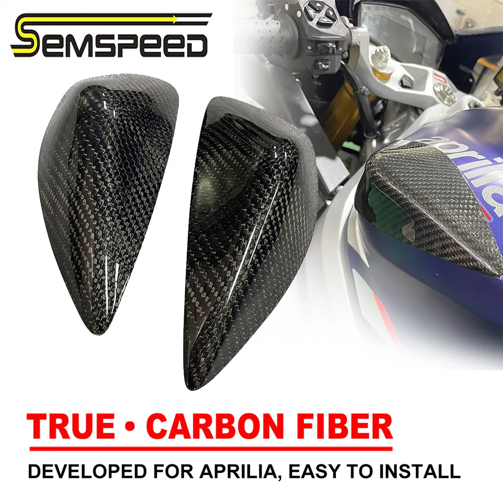 

Semspeed для Aprilia RS660 2020-2021 защитный чехол для топливного бака мотоцикла защита от столкновений углеродного волокна