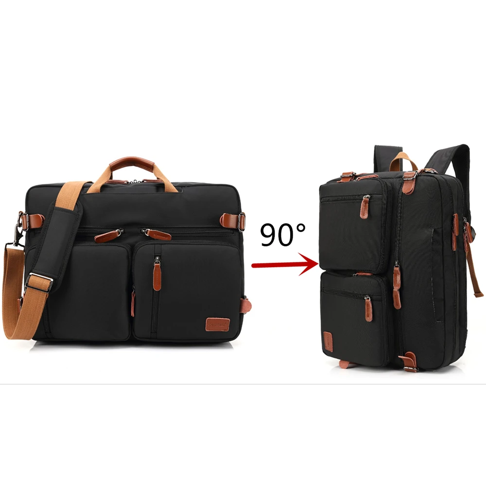 COl\'hyBELL-Sac à dos en nylon étanche pour ordinateur portable, sac à dos étudiant antivol, sac à dos d\'affaires de voyage, 2024, 15.6 pouces, 17.3