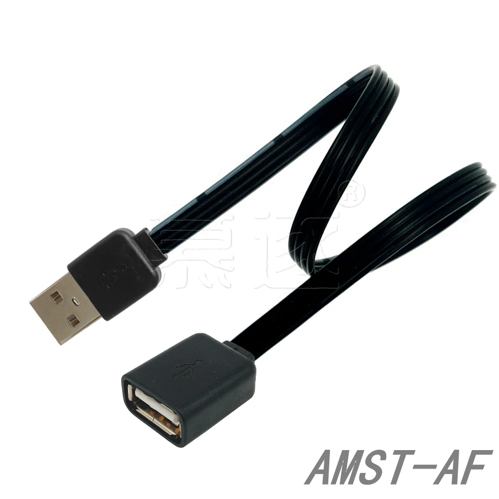 

USB 2.0 A Male to Female 90 Angled Extension Adaptor cable USB2.0 male to female right/left/down/up Black cable cord