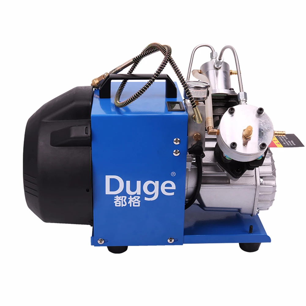 Pcp Diving Inflator 300bar 30mpa Double Cylinder Electric High Pressure Air Pump Air Compressor Pneumatic Scuba