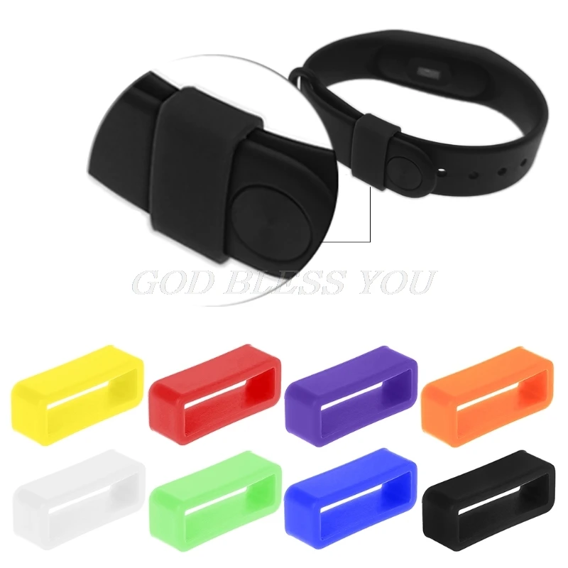 2022 New High Quality Silicone Anti-Fall Buckle Ring Loop Keeper Holder For Smart Bracelet Watch Band Intelligent Electronic