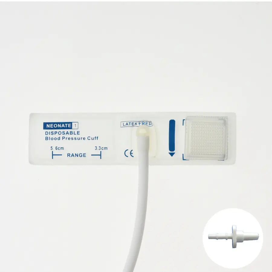 Disposable NIBP Cuff Neonate TPU With Single-Tube For Patient Monitor With LC-10 Connector