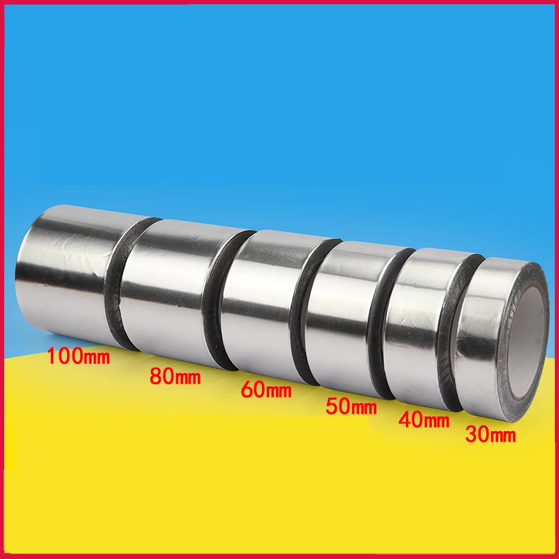 High Temperature Resistant Smoke Exhaust Pipe Sealing Kitchen Cauldron Leak Proof Sunscreen Heat Insulation Aluminum Foil Tape