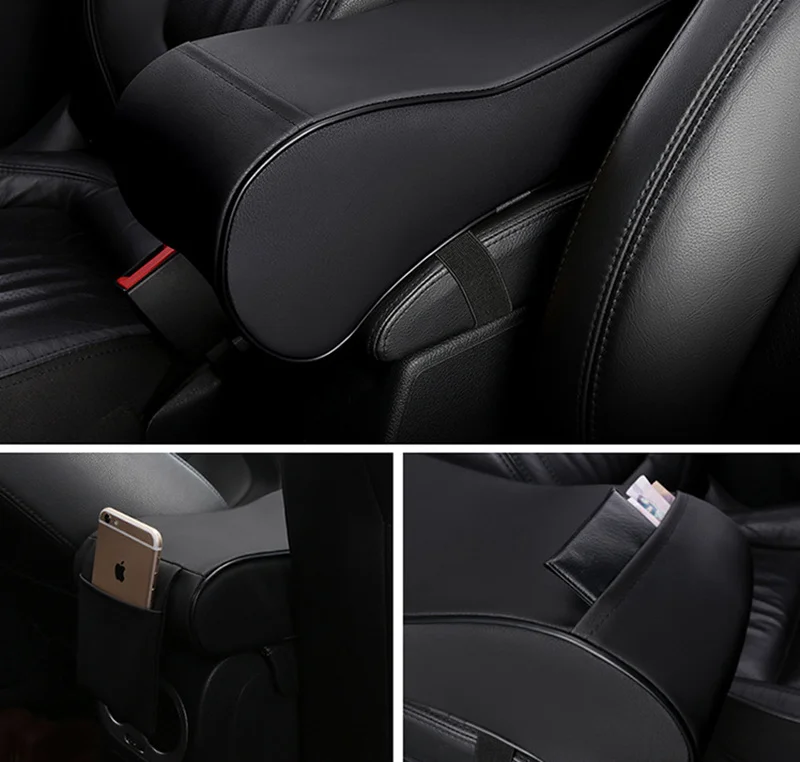 

Universal Car Center Armrests Console Arm Rest Seat Pad for Peugeot 206 207 208 307 308 407 408 508 2008 3008 4008 5008