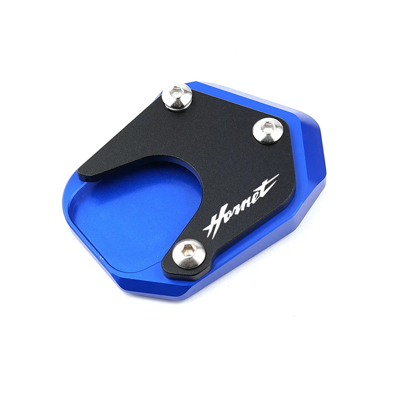 Motorcycle CNC Kickstand Foot Side Stand Extension Pad Support Plate For HORNET CB600F 2008-2013 CB900F 2002-2007