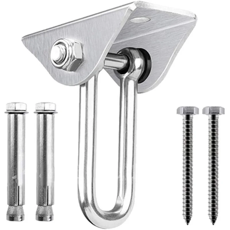 

304 Stainless Steel Heavy Duty Hammocks Suspension Ceiling Hook Swivel Hammock Hooks Swing Chairs Hooks Hammock accessories