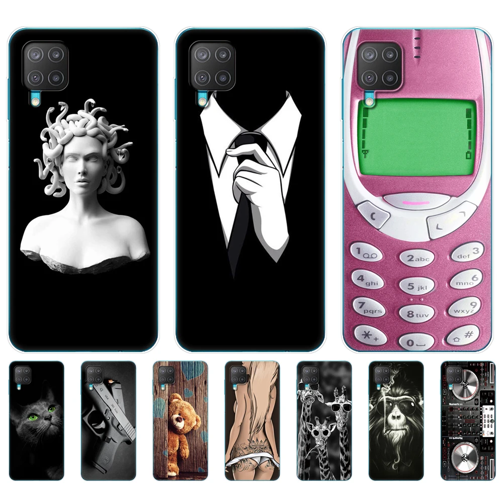 For Samsung M12 Case Phone Back Cover For Samsung Galaxy M12 GalaxyM12 M 12 m127 Soft Case Tpu Silicon Bumper Funda 6.5inch