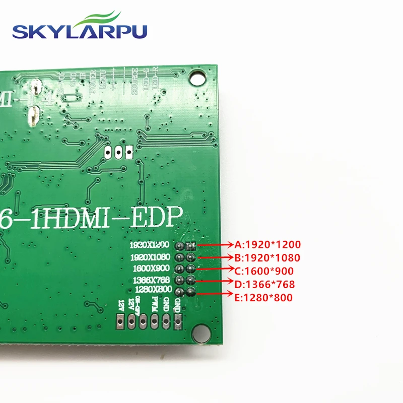 Skylarpu EDP 30pins port LCDs Controller Driver Board 1HDMI Work For Screen Resolution 1920*1200 1920*1080 1366*768 1280*800