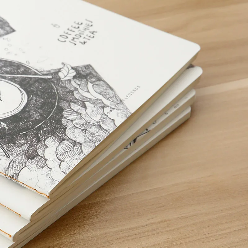 1pcs Fashion Vintage 16K Notepad Creative Hand Painted 36 Sheets B5 Notebook For Student Daily Meomos Plan Notepad