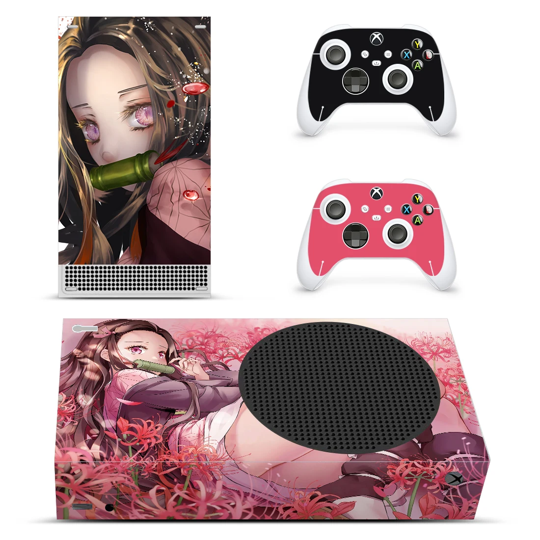 Girl Style Xbox Series S Skin Sticker for Console & 2 Controllers Decal Vinyl Protective Skins Style 1