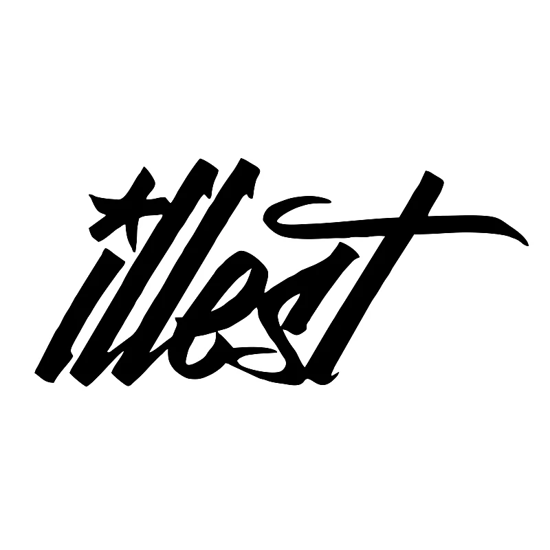 

CS40059# Funny Vinyl Decal Illest 2 Car Sticker Waterproof Auto Decors on Car Body Bumper Laptoop Window