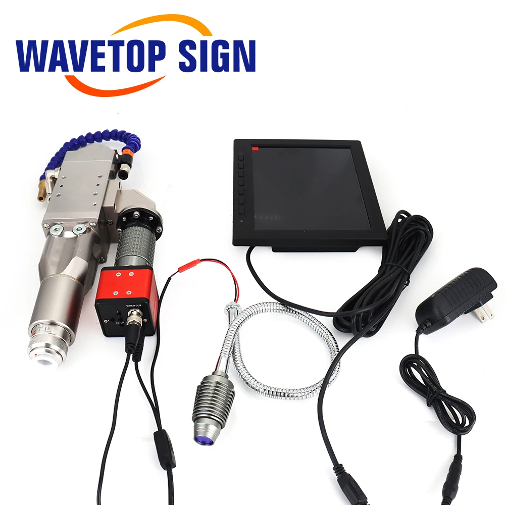 WaveTopSign 1064nm 6kw High-power Semiconductor Welding Head with QBH Connector Lens for Fiber Laser Welding Machine