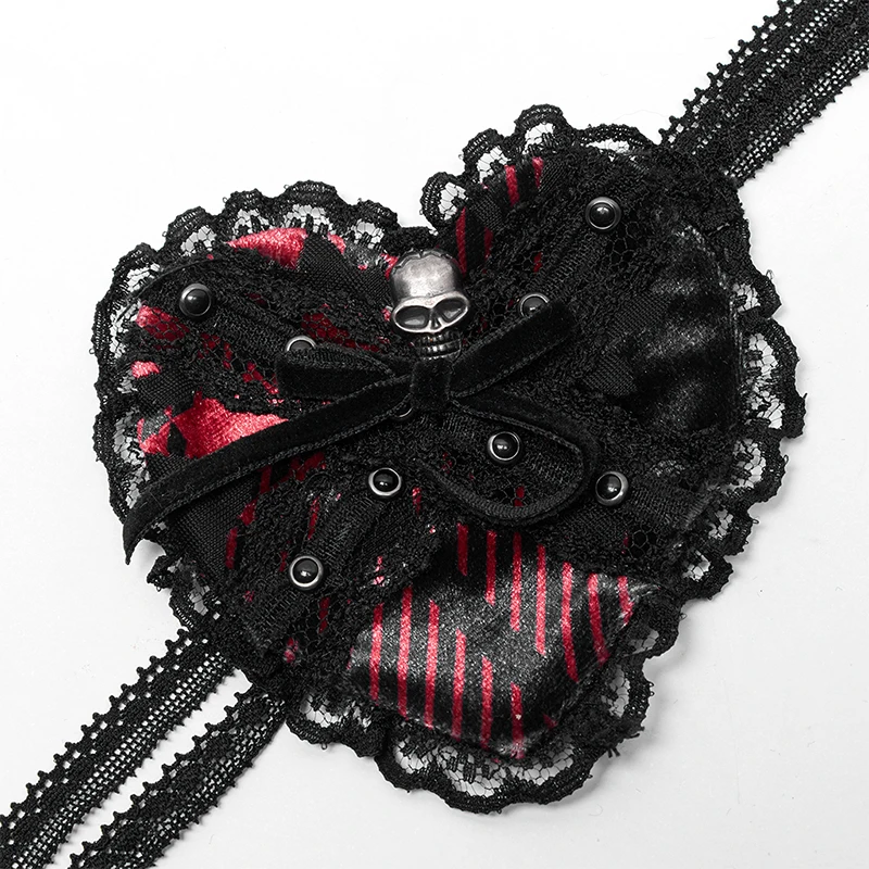 Punk Rave Gothic Lolita Heart Eye Mask WS489