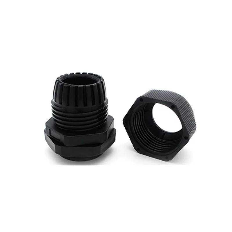 5/10pcs Waterproof Cable Gland Connector IP68 White Black Nylon Plastic Metric Cable M12  M16 M20 for 6-11mm Cable