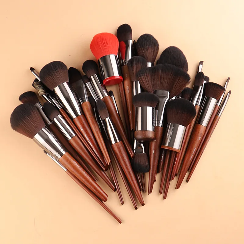 Lucky-Girls 1pcs Beauty Makeup Brushes Set Original Wood Make up Brush Beauty Eyeshadow Blending Tool