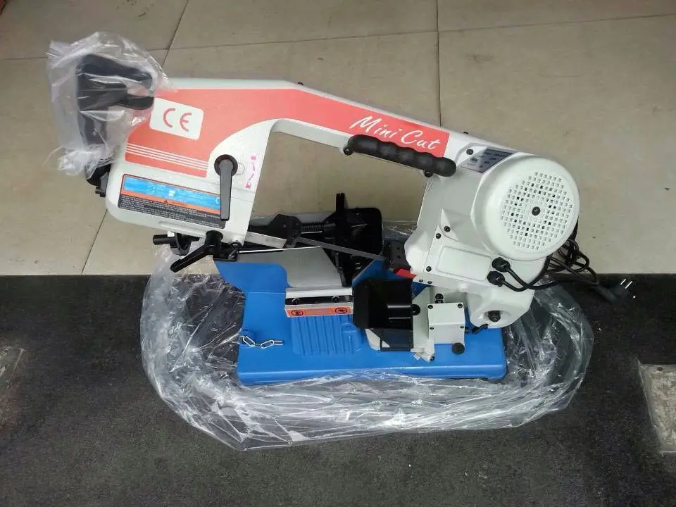 วงเลื่อยเครื่อง220V 375W มือเลื่อย Desktop Small Saw ต่ำเสียงรบกวนเลื่อยเครื่องคู่มือภาษาอังกฤษ