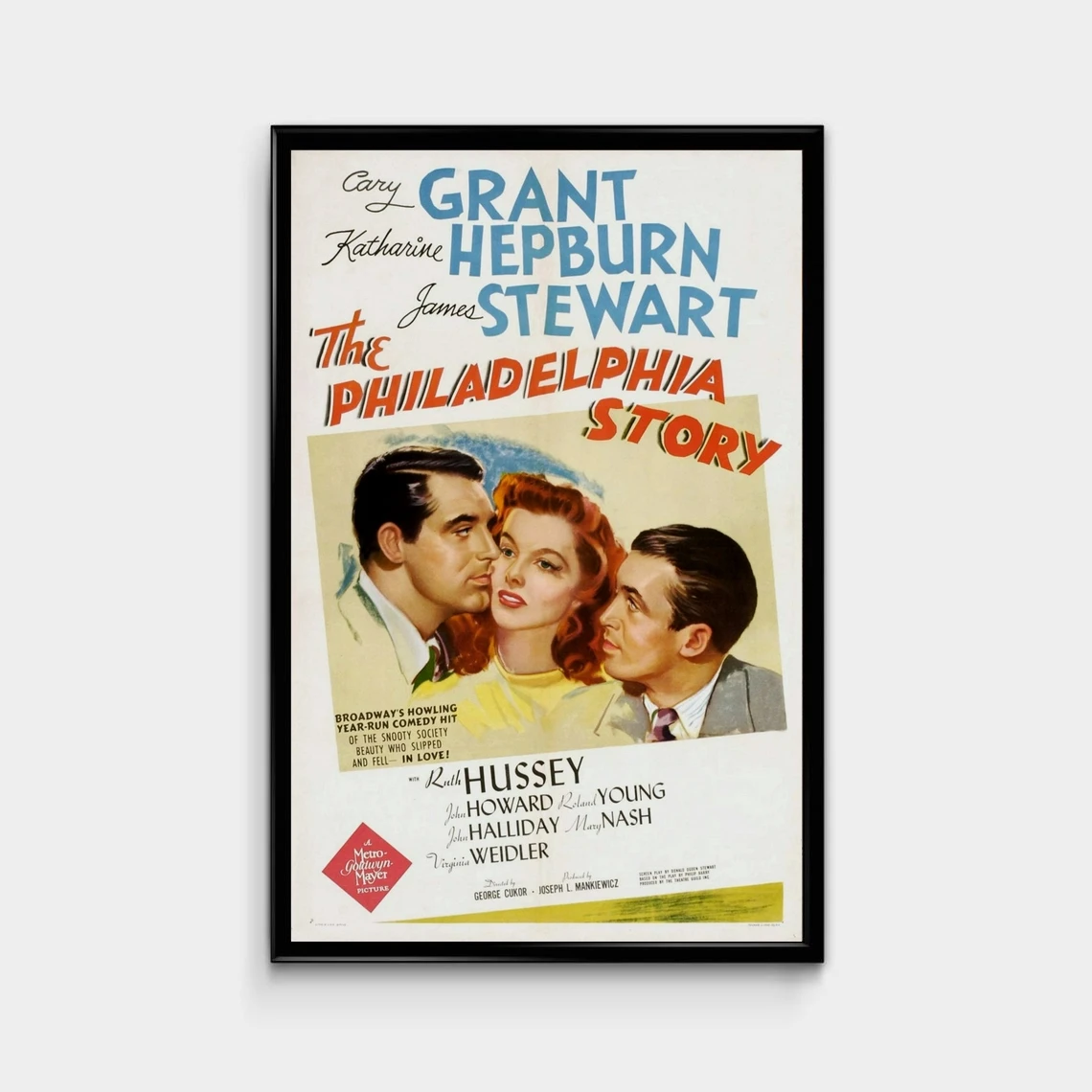 The Philadelphia Story Movie Poster (1940) Canvas Print Home Wall Painting Decoration (No Frame)