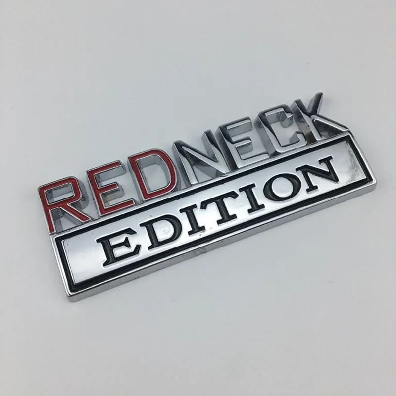 Car Sticker REDNECK EDITION Emblem Car Body Trunk Stickers For  Grand Cherokee Patriot Compass Liberty F-250