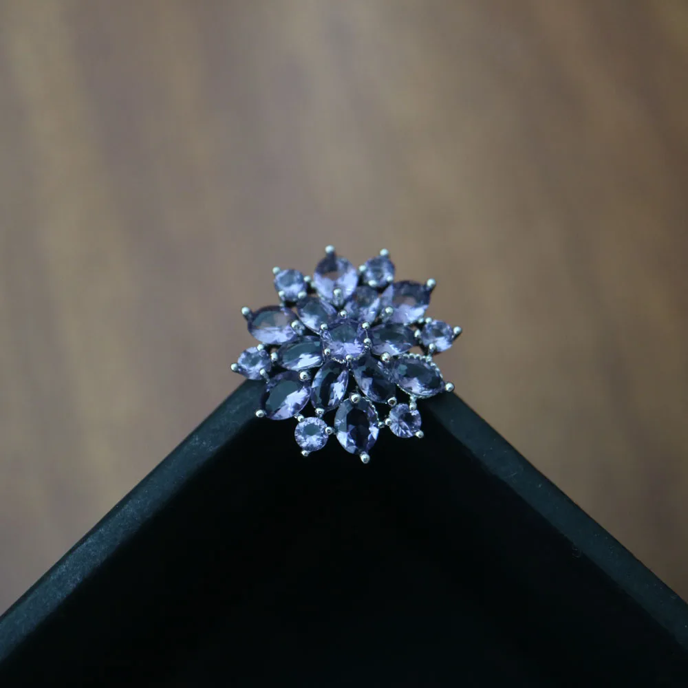 5pc Luxury Crystal Buttons Rhinestone Cubic Zirconia Button for Clothes Decorative CZ Sewing Cashmere Knit Cardigan