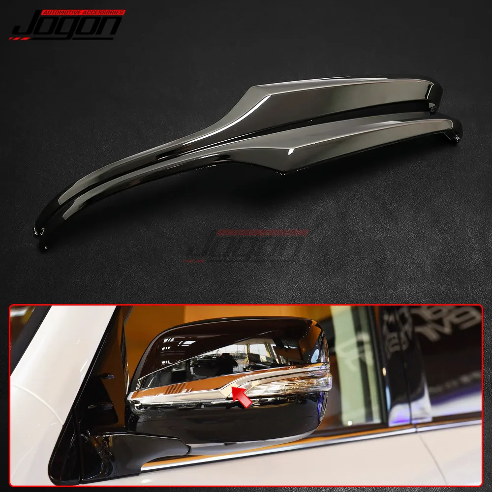 JOGON Car Accessories ABS Side Rear-View Mirror Blinker Project Cover Trim For Lexus GX400 GX460 LX570 2009-2021 Styling