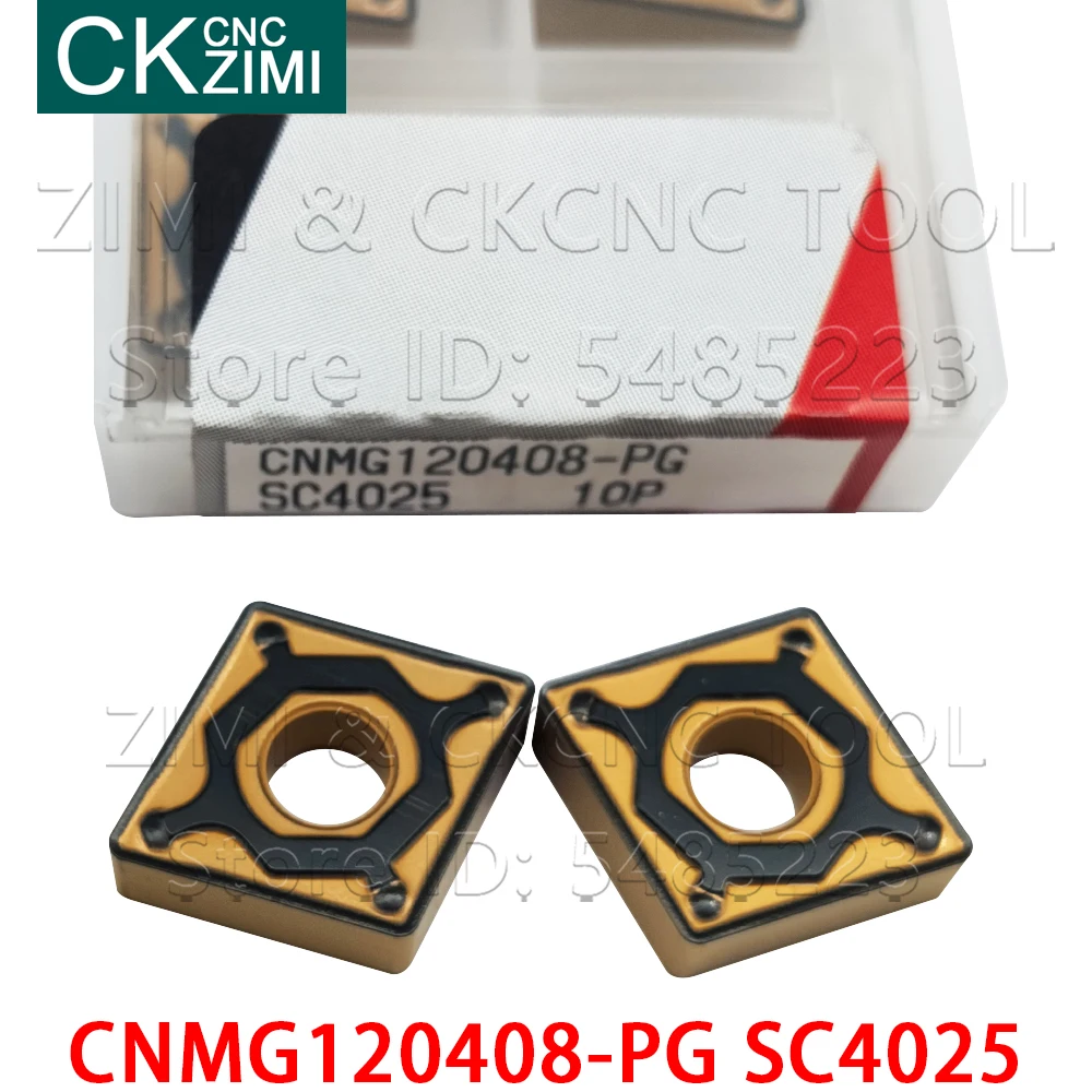 إدراج CNMG120408-PG SC4025 كربيد إدراج فهرسة الخشب تحول CNC أدوات إدراج قطع شفرات أداة CNMG 120408 للصلب