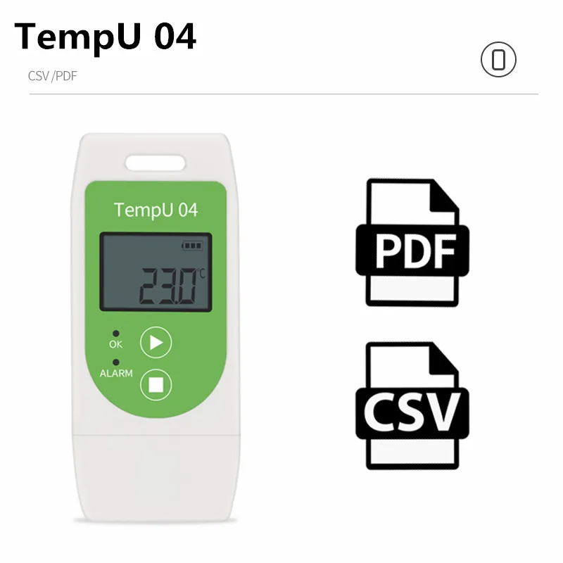 RC-5 Digitale Usb Temperatuur Data Logger 32000 Lezen Punt Hoge Precisie Datalogger Recorder Voor Magazijn Opslag Transport