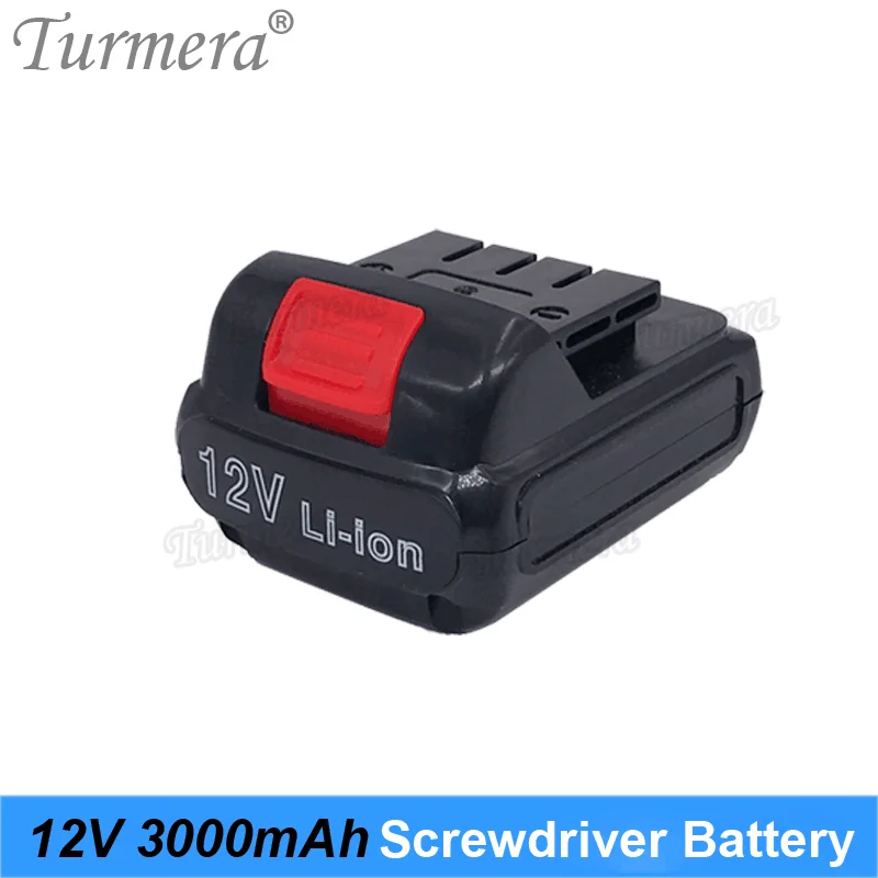 Turmera 12V 16.8V 21V 3000mAh Screwdriver Battery Electric Drill Battery Cordless Screwdriver Charger Battery For Power Tool Use