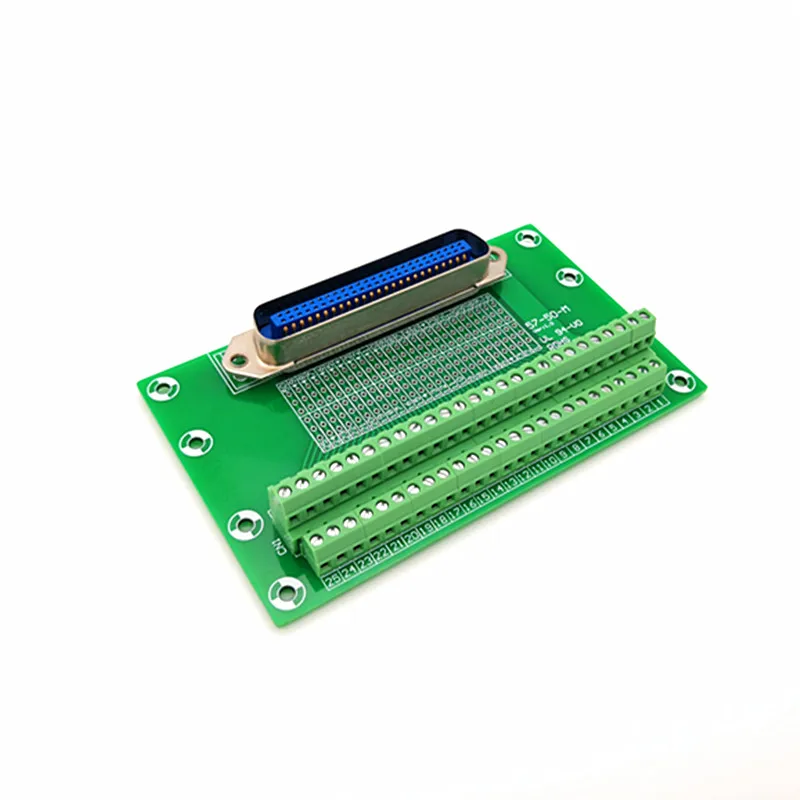 

57 Series 50-Pin 0.085" Vertical plug-in Male Header Connector Breakout Board.