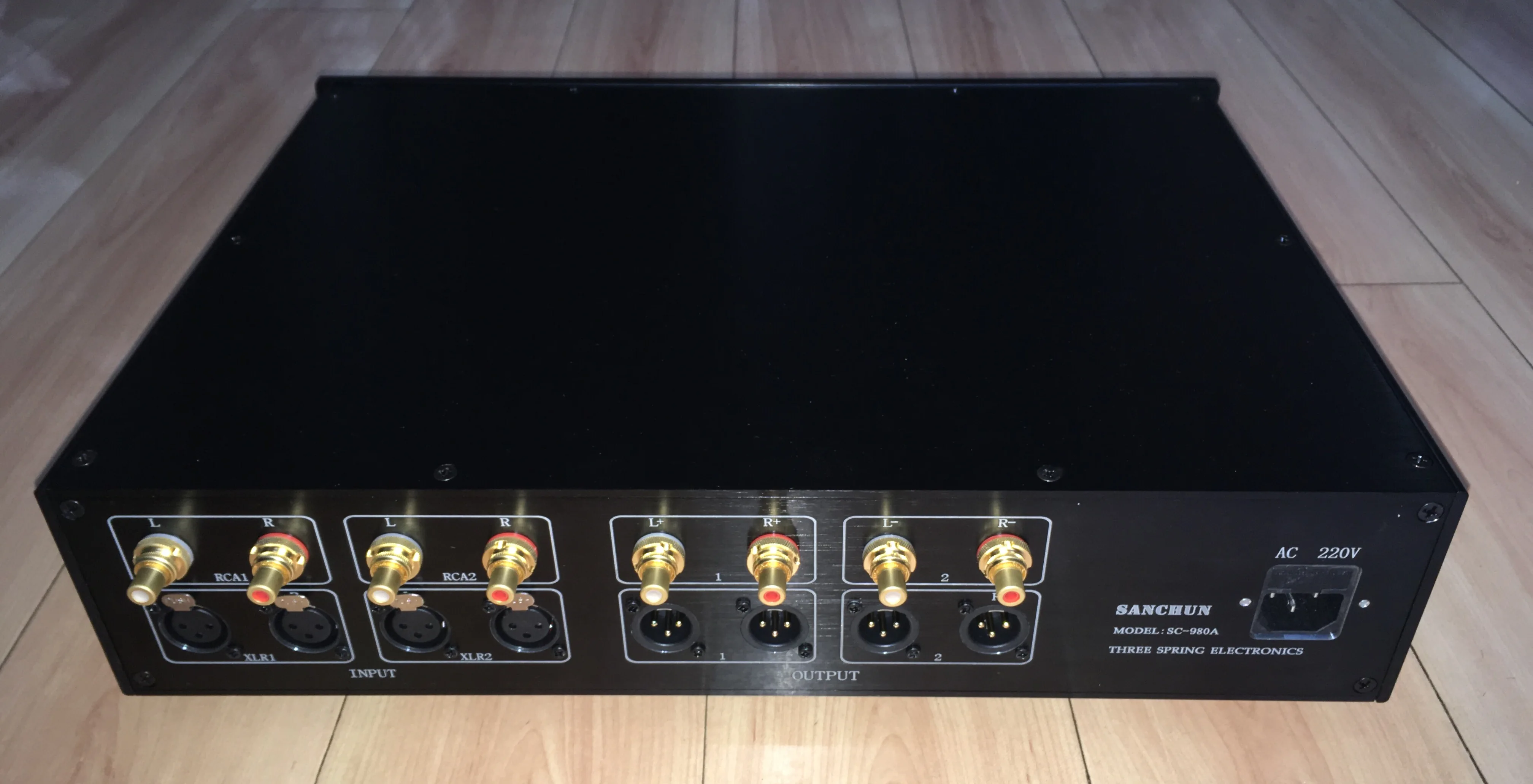 New fully balanced front stage JFET four-tube front stage Remote control front stage SC-980A LED large screen display