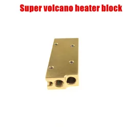 1pcs Super Volcano Heating Block, Brass Extended Block, 3D printer parts