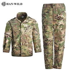 Children Camouflage Military Uniforms Tactical Combat Training Camping Suit Costumes Boys Special Force Soldier Army Suit