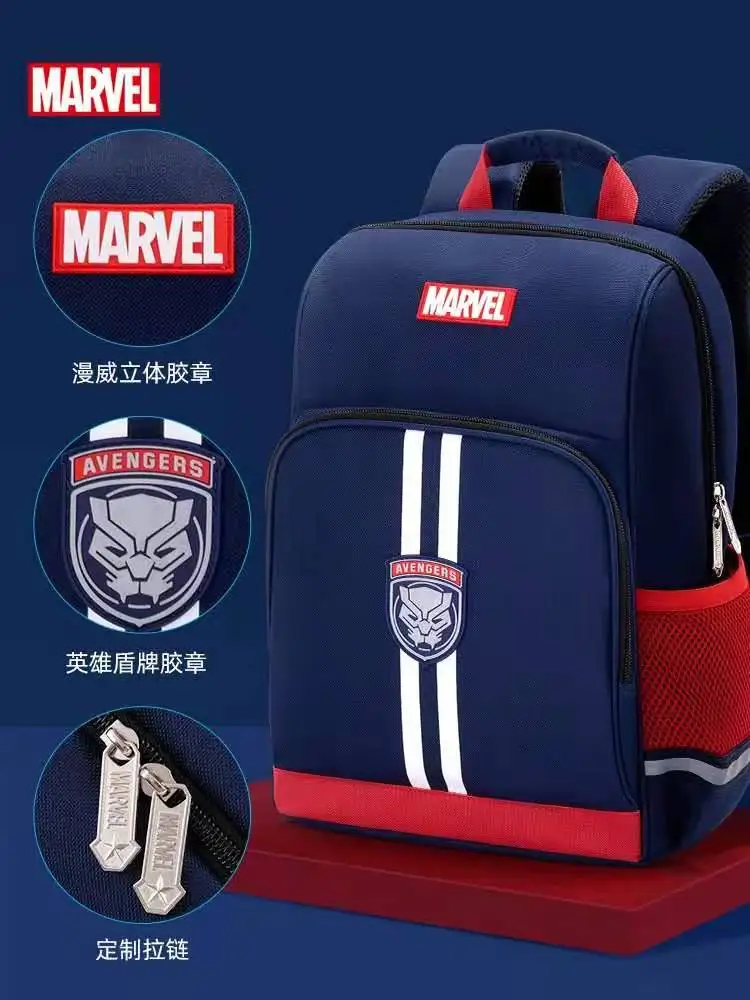 Disney New School Bags For Boys Primary Student Shoulder Orthopedic Backpack Captain America Spider Man Grade 1-5 Mochilas