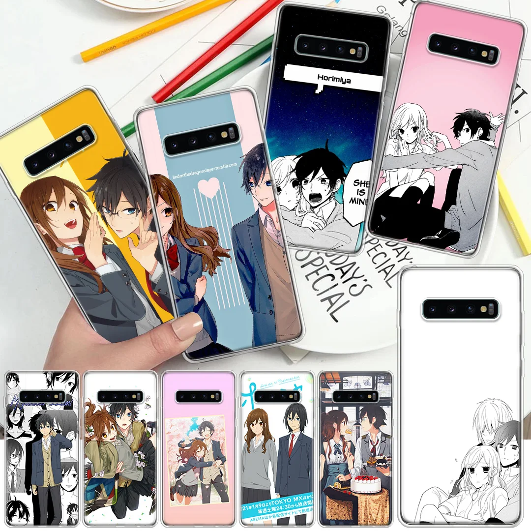 Horimiya Anime Phone Case For Samsung Galaxy S24 S22 S23 Ultra S20 FE S10 S21 Plus S10E S9 S8 + Coque Back Cover