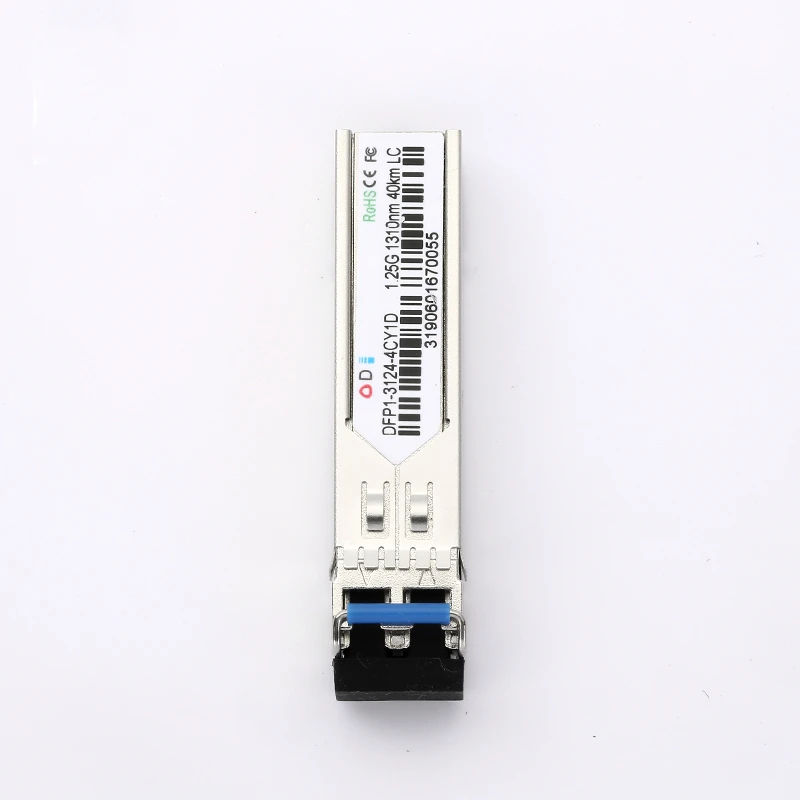 موصل LC r, 1.25G SFP 1310nm 40 كجم ، وحدة إرسال واستقبال مدمجة ثنائية الألياف