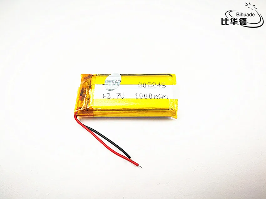Litrowa bateria energetyczna Dobra jakość 3,7 V, 1000 mAH, 802245 Polimerowy akumulator litowo-jonowy / litowo-jonowy do zabawek, POWER BANK, GPS,