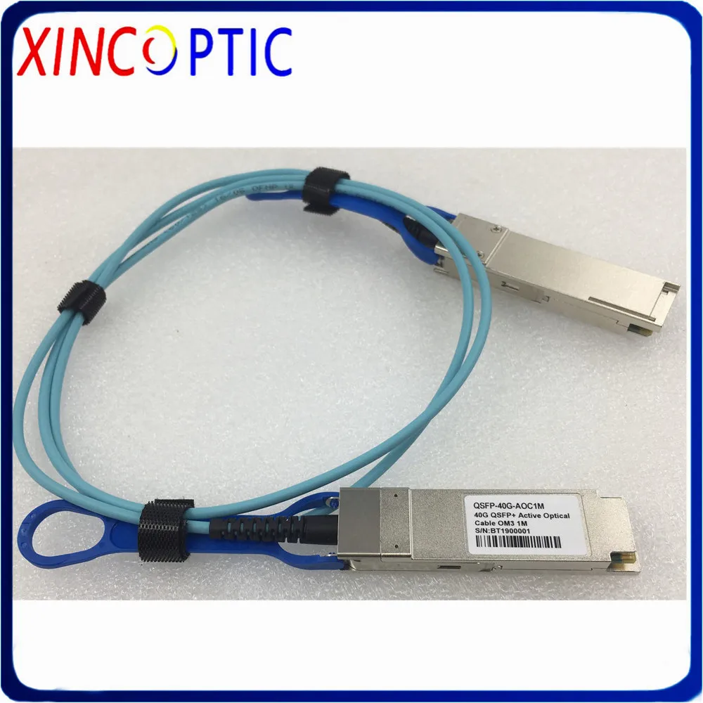 

2Pcs 40G QSFP+ AOC 2M MPO Active Cable,2M (7ft) Juniper Networks JNP-40G-AOC-2M Compatible 40G QSFP+ Active Optical Cable