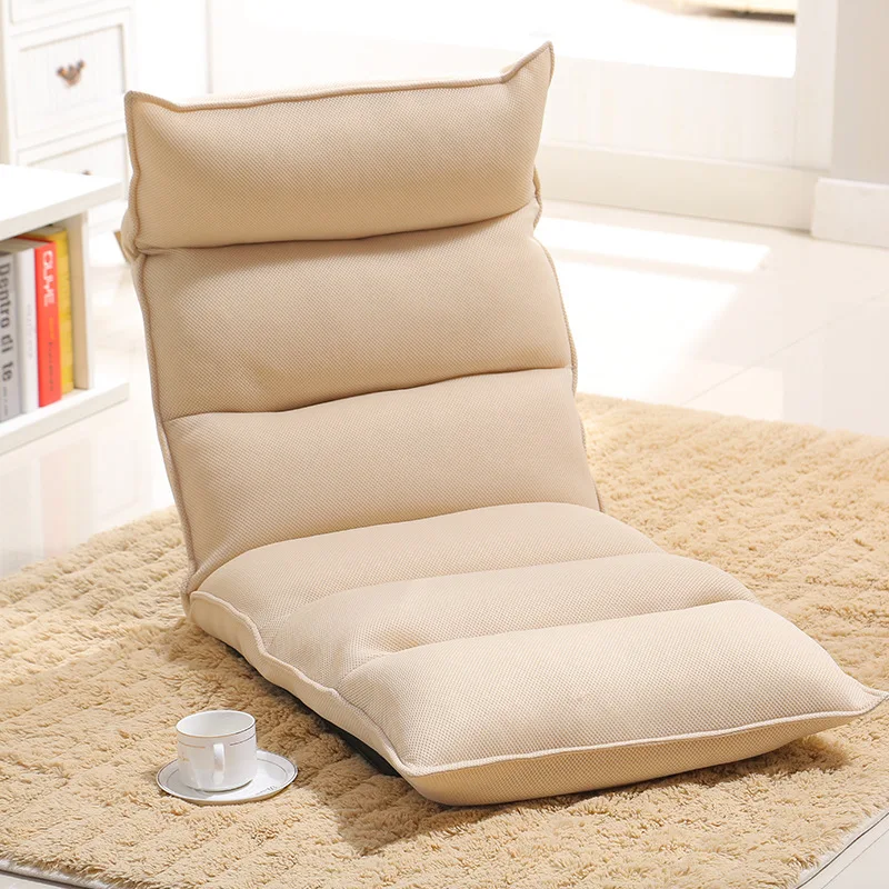 Quality large tatami chaise resting beanbag bedroom lazy sofa chair for reading