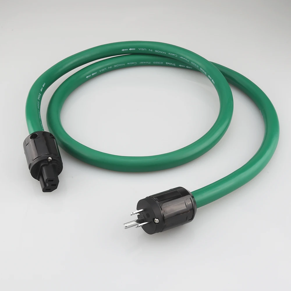 Mélange de câbles d'alimentation 2328 en cuivre et argent, haut de gamme, pour HIFI, avec prise EU